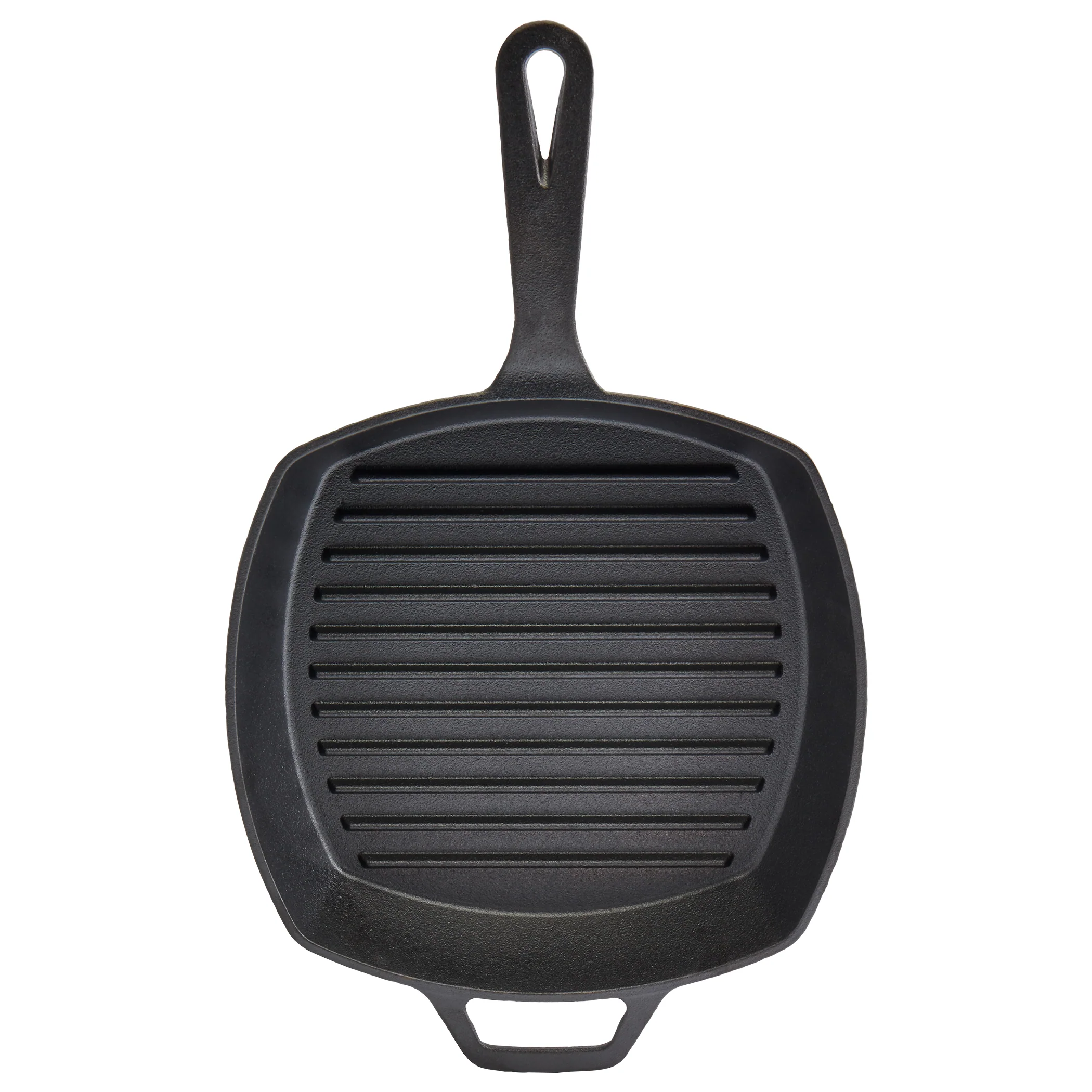 10.25" Square Pre-Seasoned Cast Iron Skillet Grill Pan - Image 7