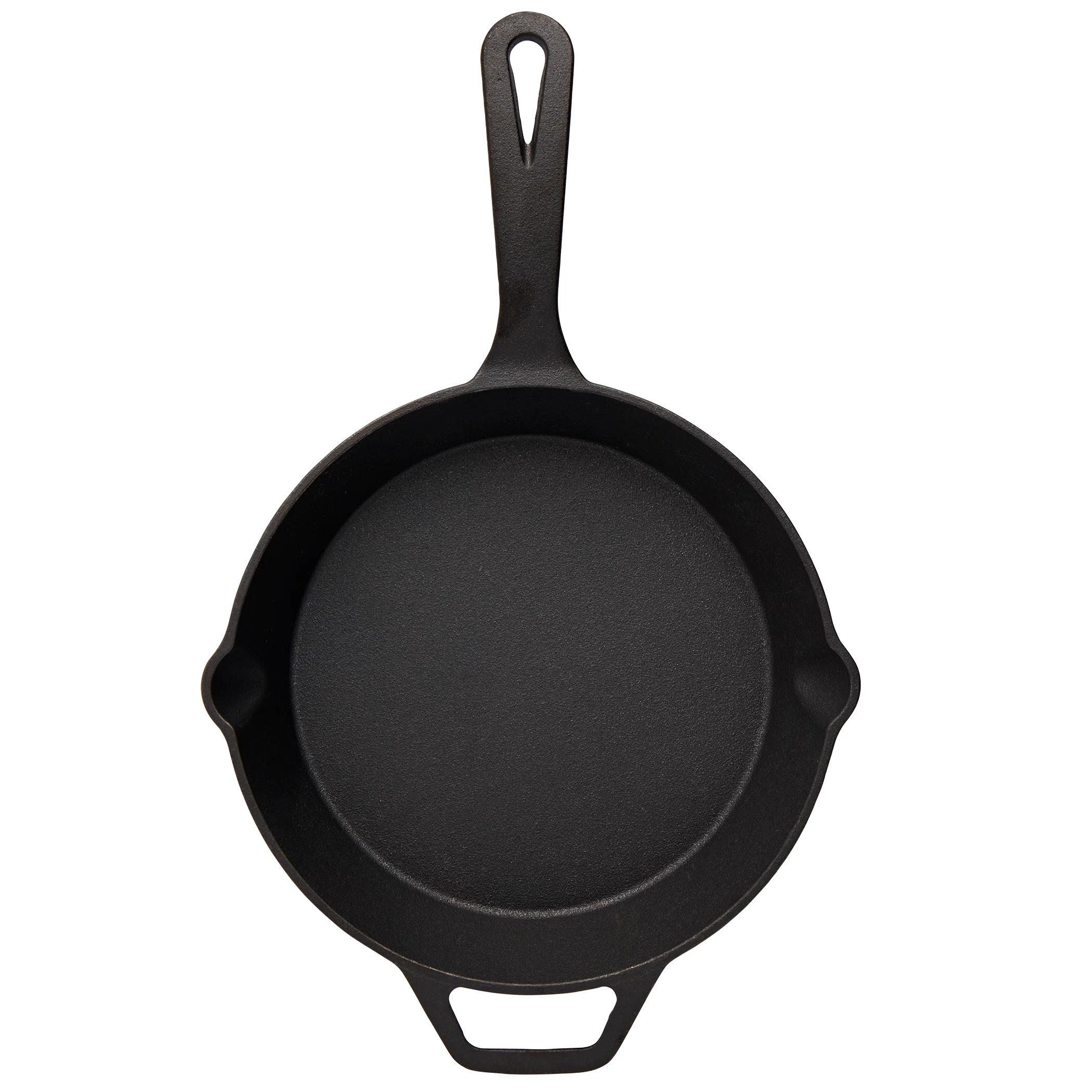 10" Round Pre-Seasoned Cast Iron Skillet Frying Pan - Image 8