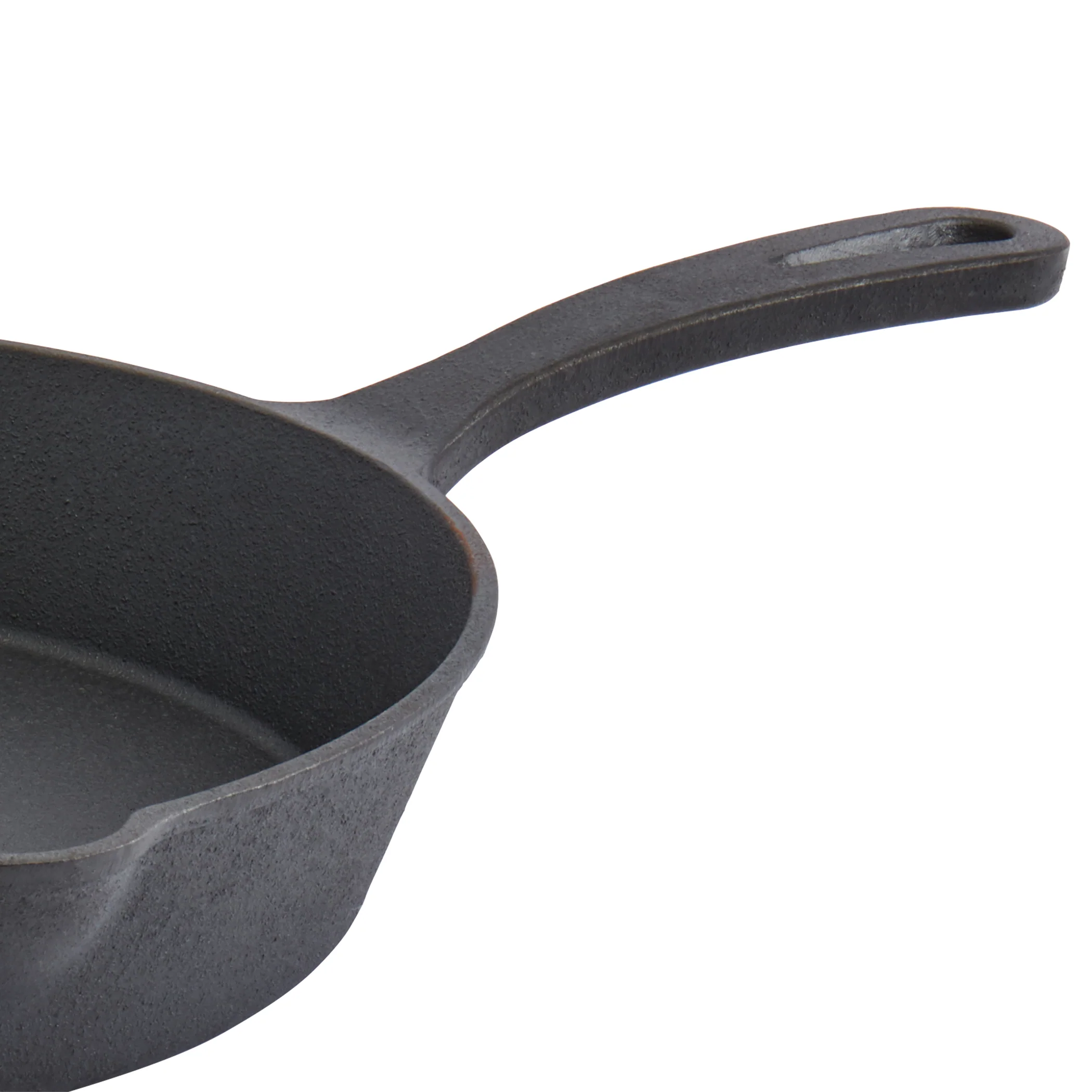 12" Round Pre-Seasoned Cast Iron Skillet Frying Pan - Image 8