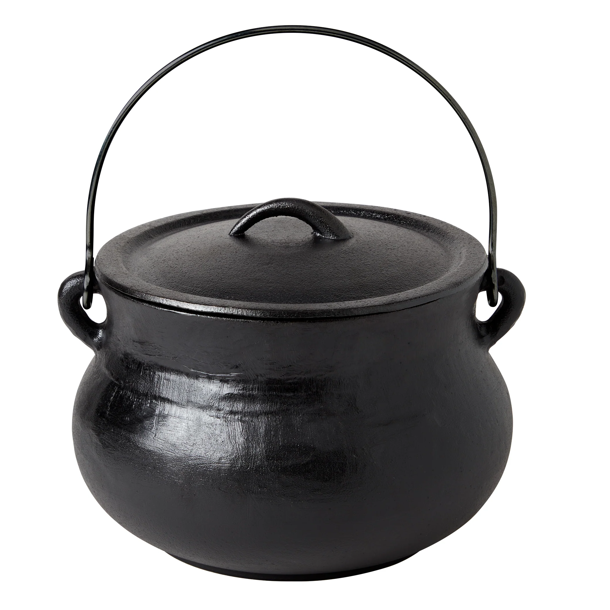 4-Quart Cast Iron Cauldron Pot with Handle - Image 10