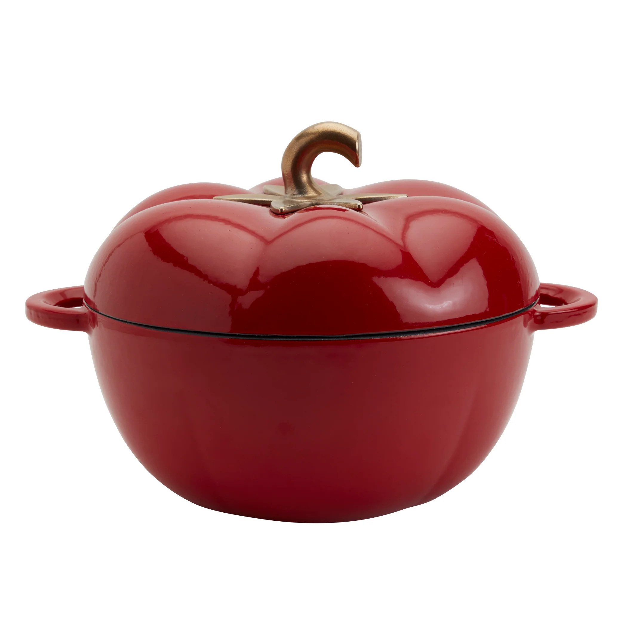4-Quart Enameled Cast Iron Tomato Dutch Oven - Image 7