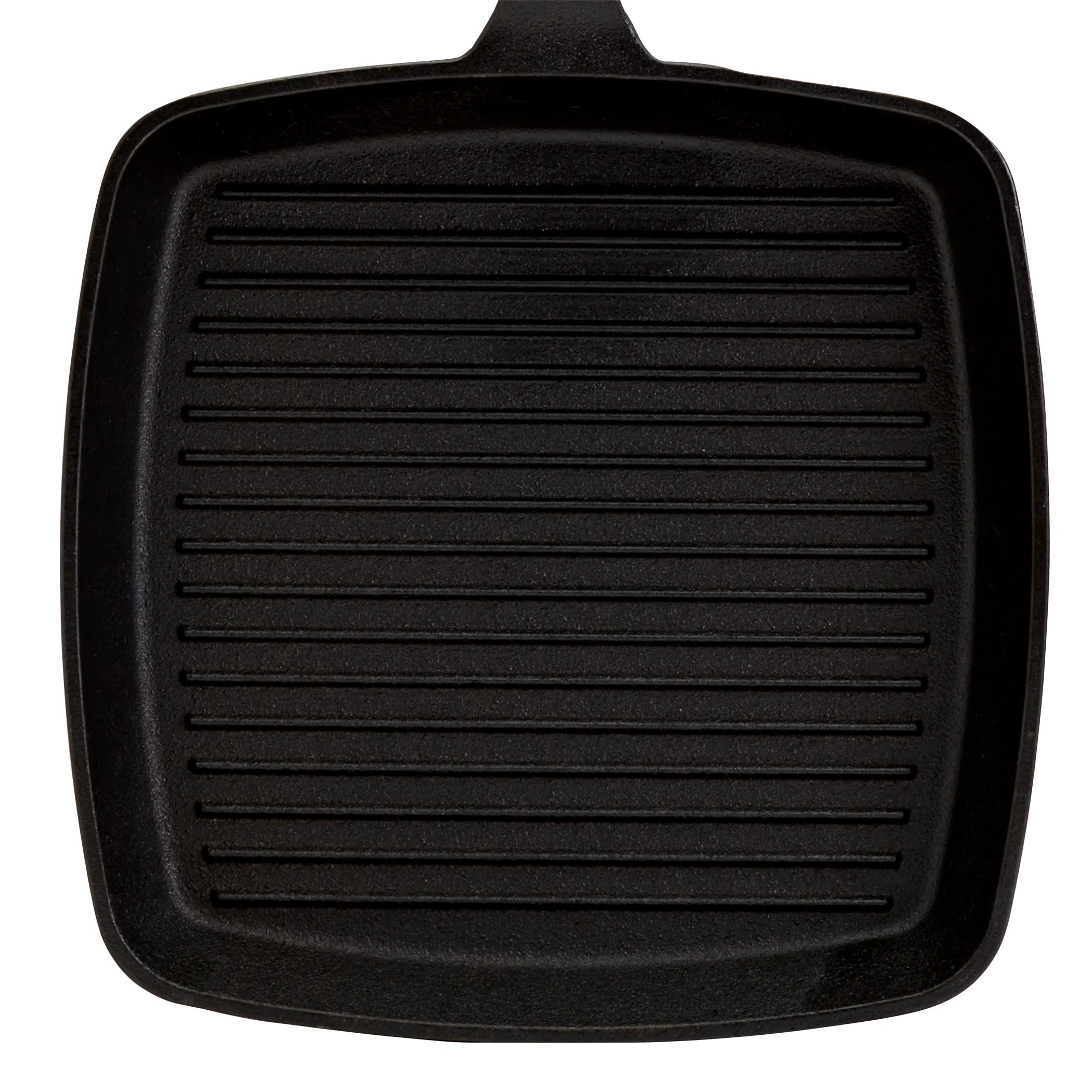 8" Square Pre-Seasoned Cast Iron Skillet Grill Pan - Image 10