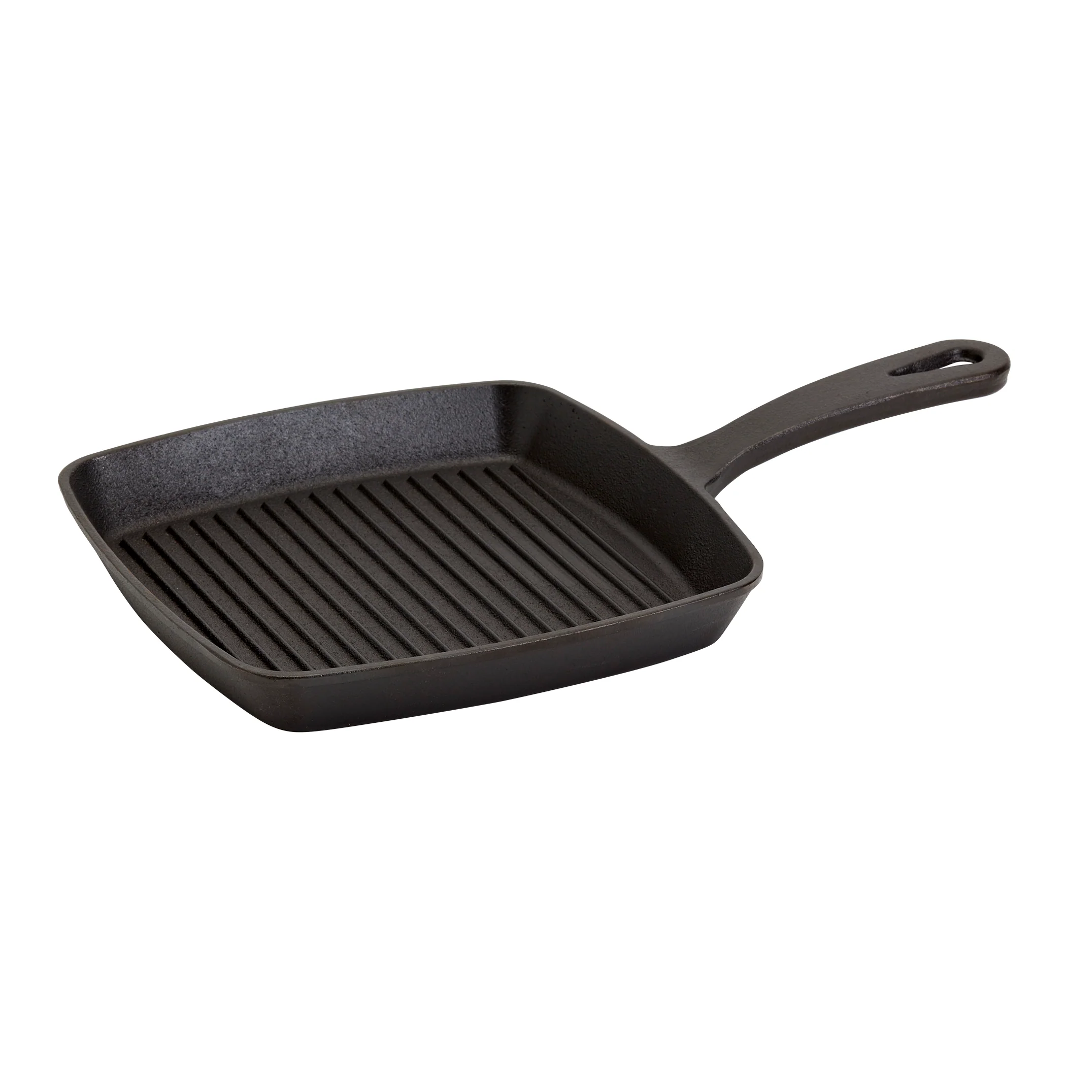 8" Square Pre-Seasoned Cast Iron Skillet Grill Pan - Image 6