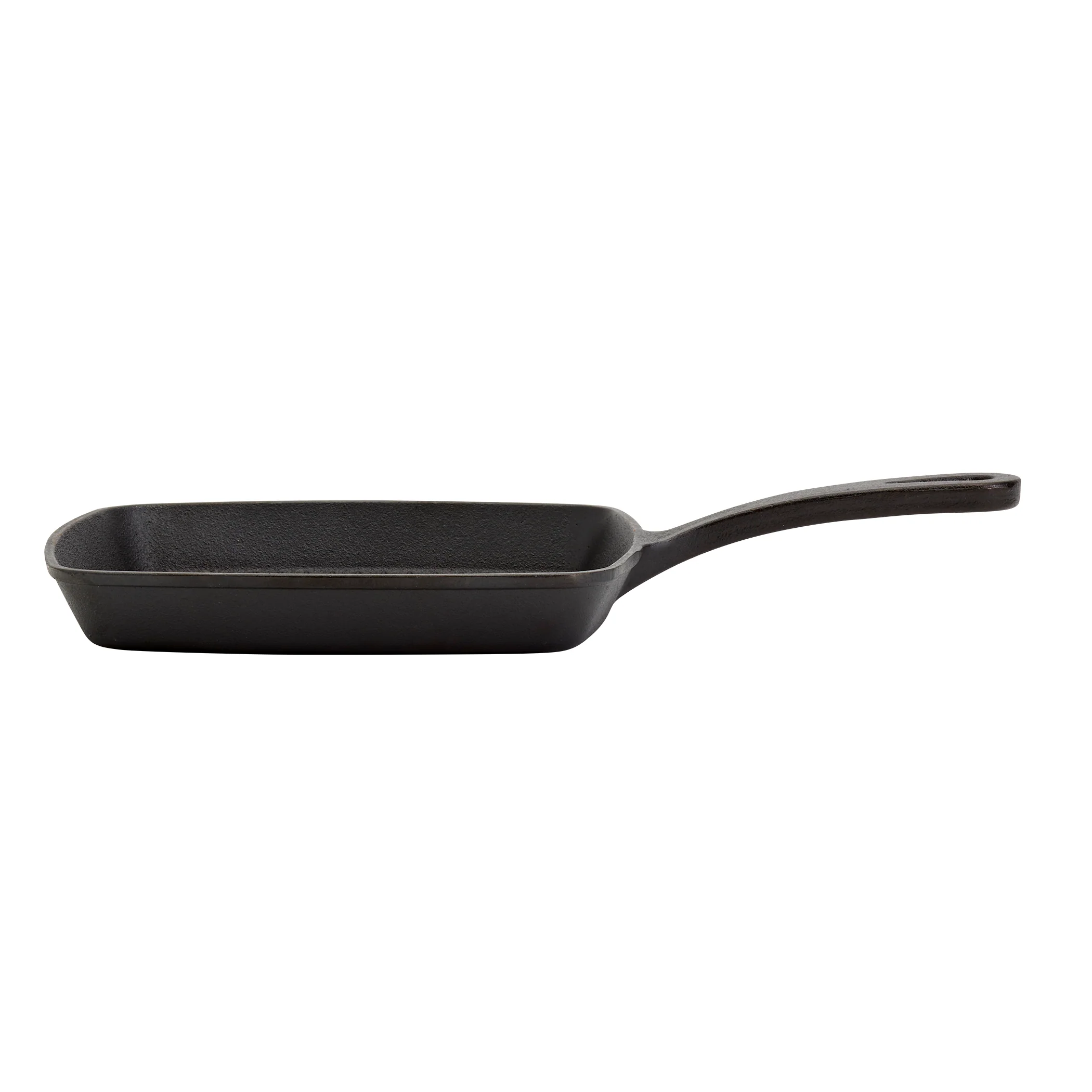 8" Square Pre-Seasoned Cast Iron Skillet Grill Pan - Image 8