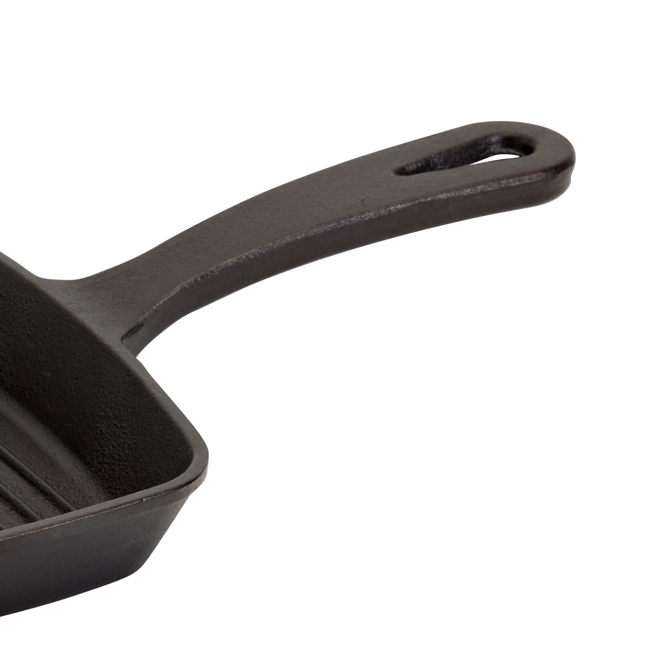 8" Square Pre-Seasoned Cast Iron Skillet Grill Pan - Image 9